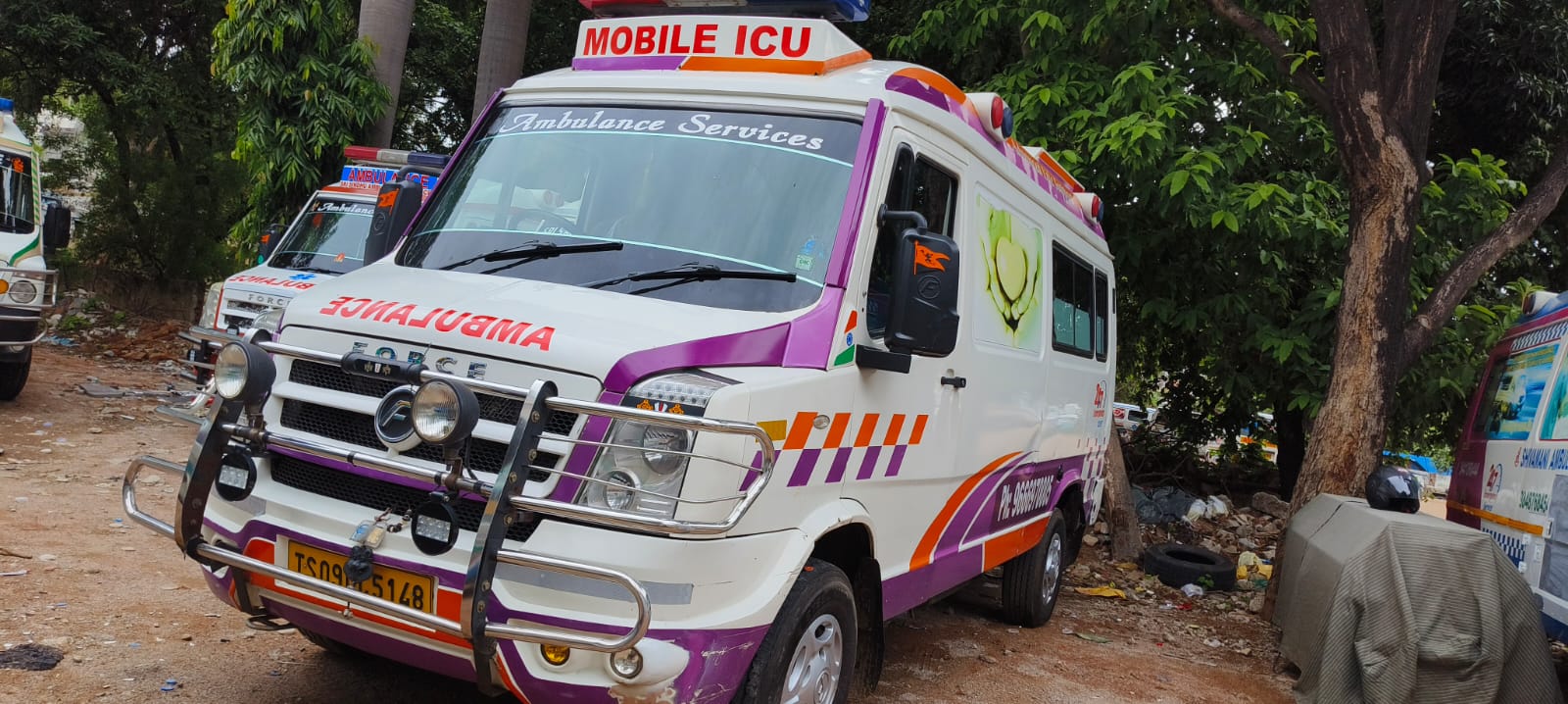 Oxygen Ambulance Outside